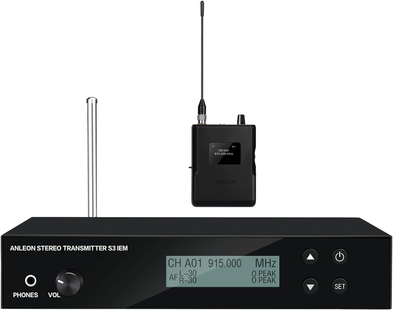 In Ear Monitor Iem - ANLEON S3D Profesyonel UHF Stereo Kablosuz