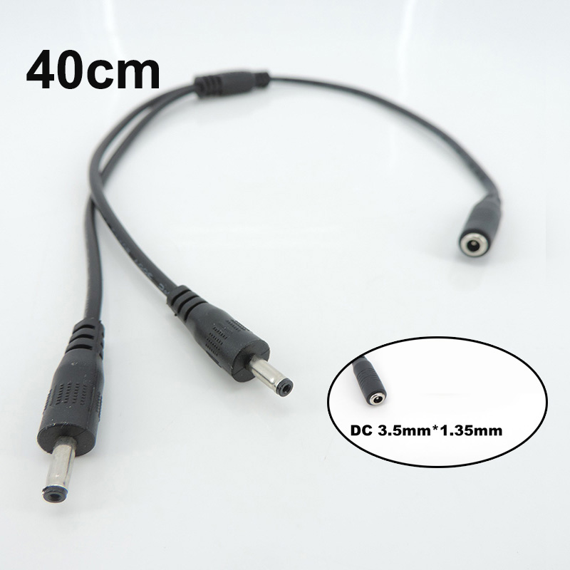 Cable Extension 3.5 - DC 3.5*1.35mm güç konektörü Y Splitter