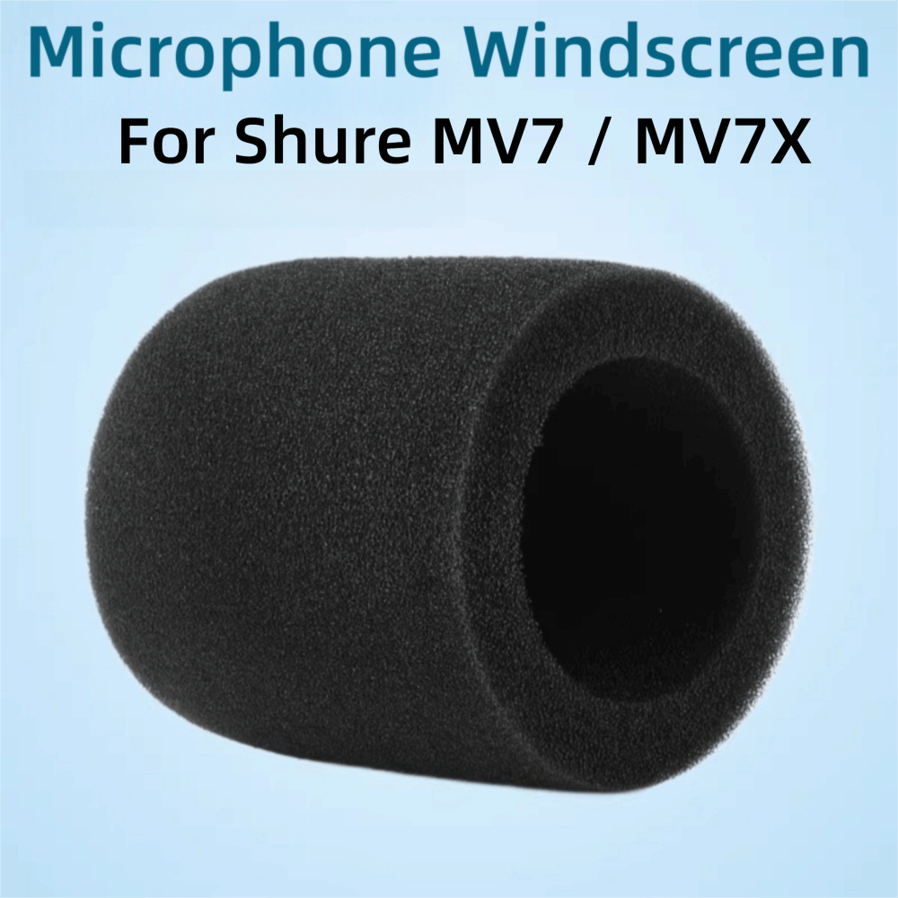 Shure Mic Mv7 - Yedek Mikrofon Ön Cam Kapağı Sürülmüş