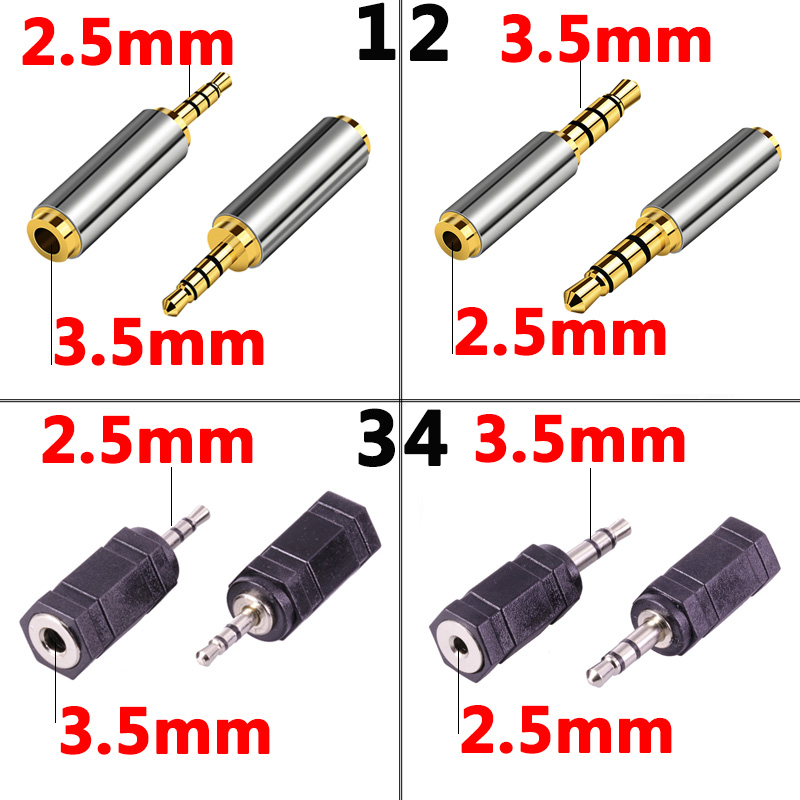 Cable Extension 3.5 - Jack 3.5mm için 2.5mm ses adaptörü