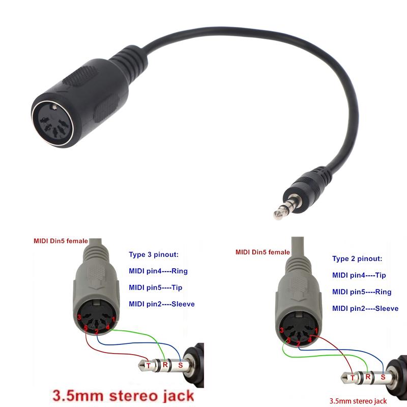 [Yeni] MIDI Din 5 - 3.5mm TRS  - Cable Extension 3.5 incelemesi ve fiyatı