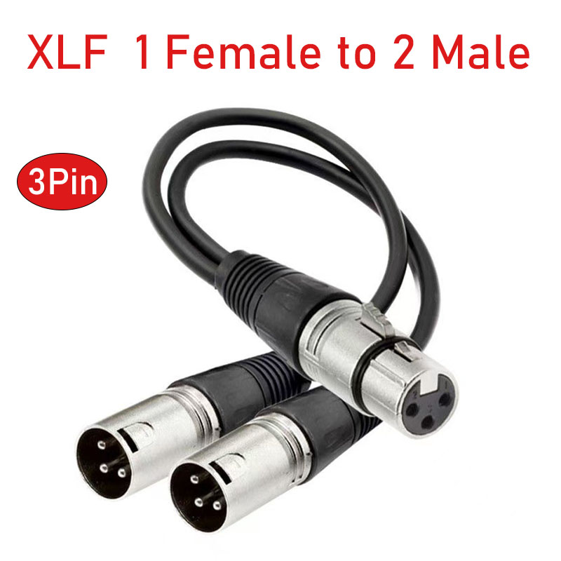 XLR Splitter Kablosu 3 Pin Diş - Audio Splitter Y incelemesi ve fiyatı