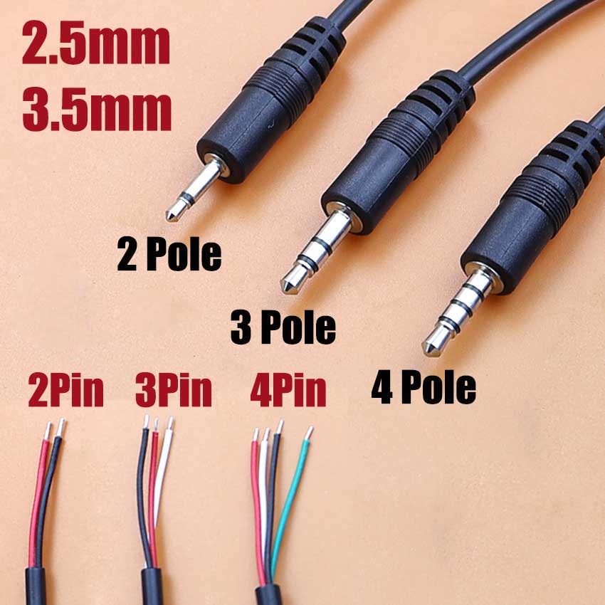 1 adet 2.5mm 3.5mm Mono Stereo - Audiophile Headphone Wired incelemesi ve fiyatı