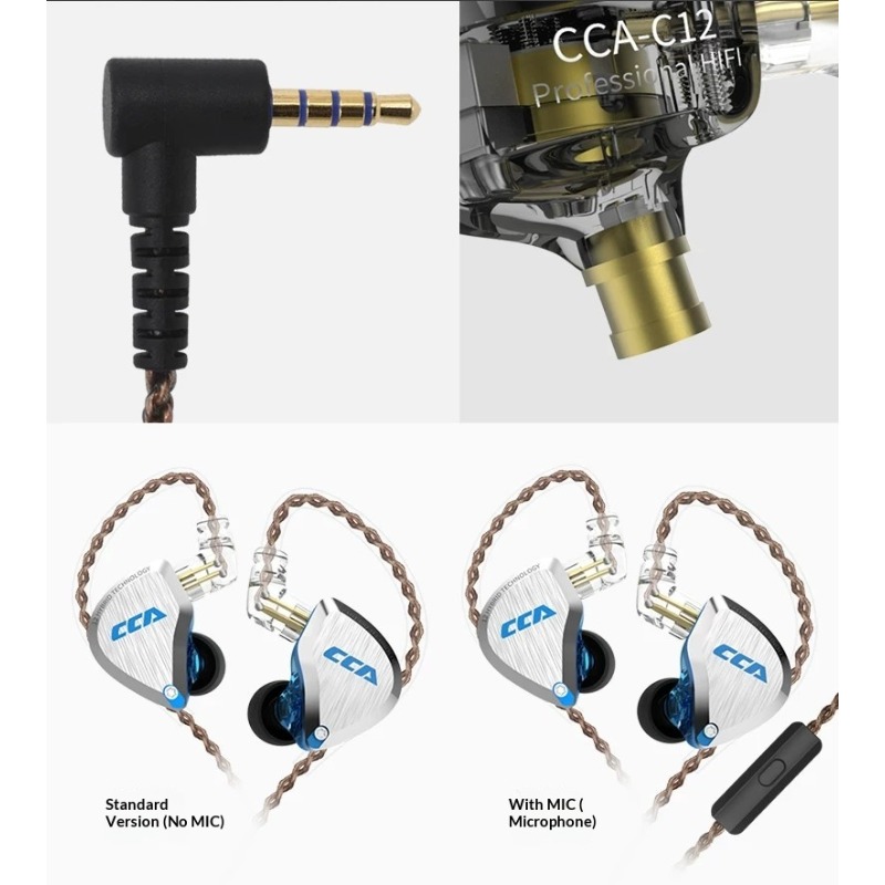 CCA C12 Kulaklıklar Hi-Fi Audi - Audiophile Headphone Wired incelemesi ve fiyatı