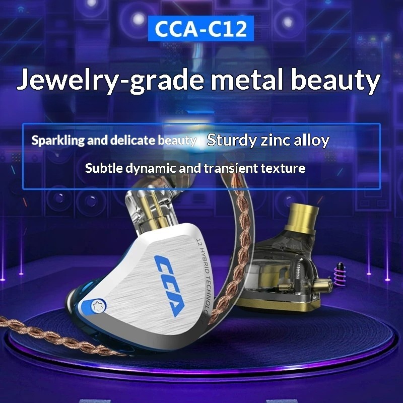 CCA C12 Kulaklıklar Hi-Fi Audi - Audiophile Headphone Wired incelemesi ve fiyatı