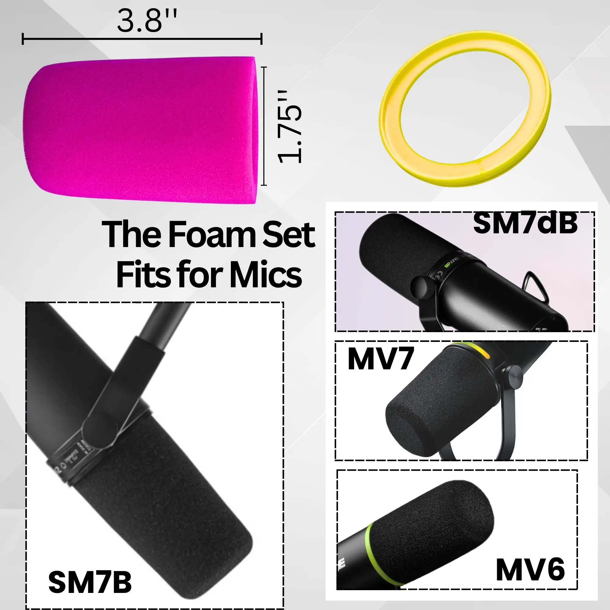 Shure SM7B için SM7b Rüzgarlık - Shure Mic Sm7B incelemesi ve fiyatı